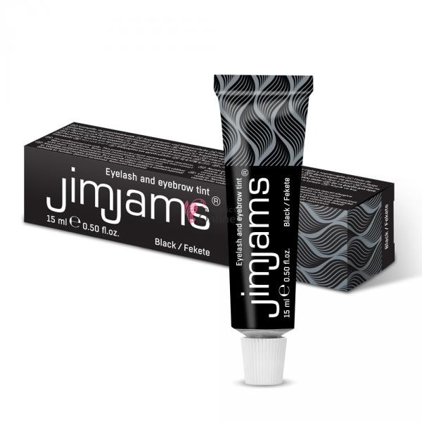 Vopsea pentru gene si sprancene JimJams 15 ml Negru art JI1010